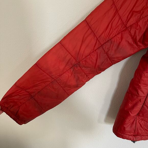 Ibex Wool Aire Orange Red Merino Wool Loft Puffer Jacket - Picture 5 of 11